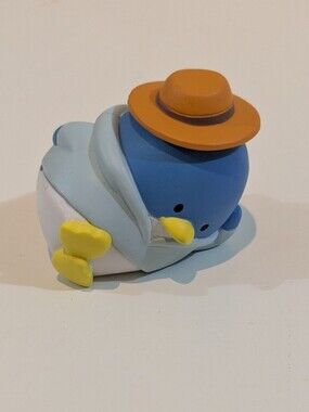 🦋5/25$ Sanrio Blue Penguin Figurine with Yellow Accents and Orange Hat